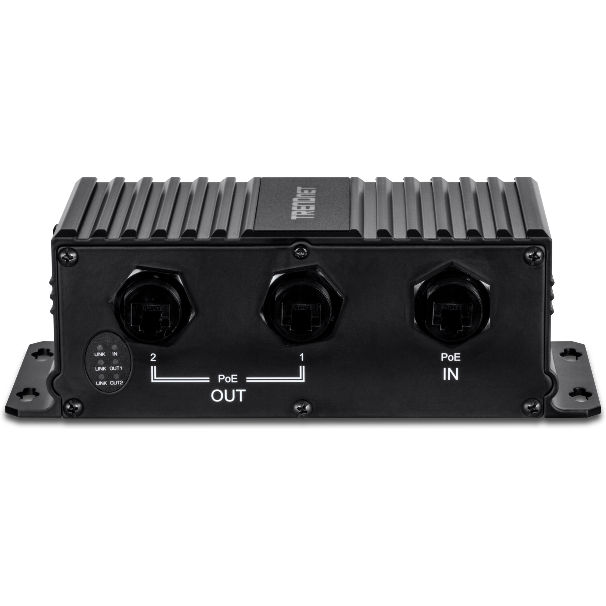 TRENDNET - TI-EU120 - 2-Port Industrial Outdoor Gigabit UPoE Extender