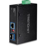 TRENDNET - TI-F11SFP - Hardened Industrial 100/1000Base-T to SFP Media Converter