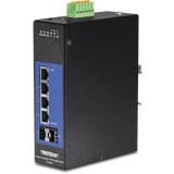 TRENDNET - TI-G642i - 6-Port Industrial Gigabit L2 Managed DIN-Rail Switch