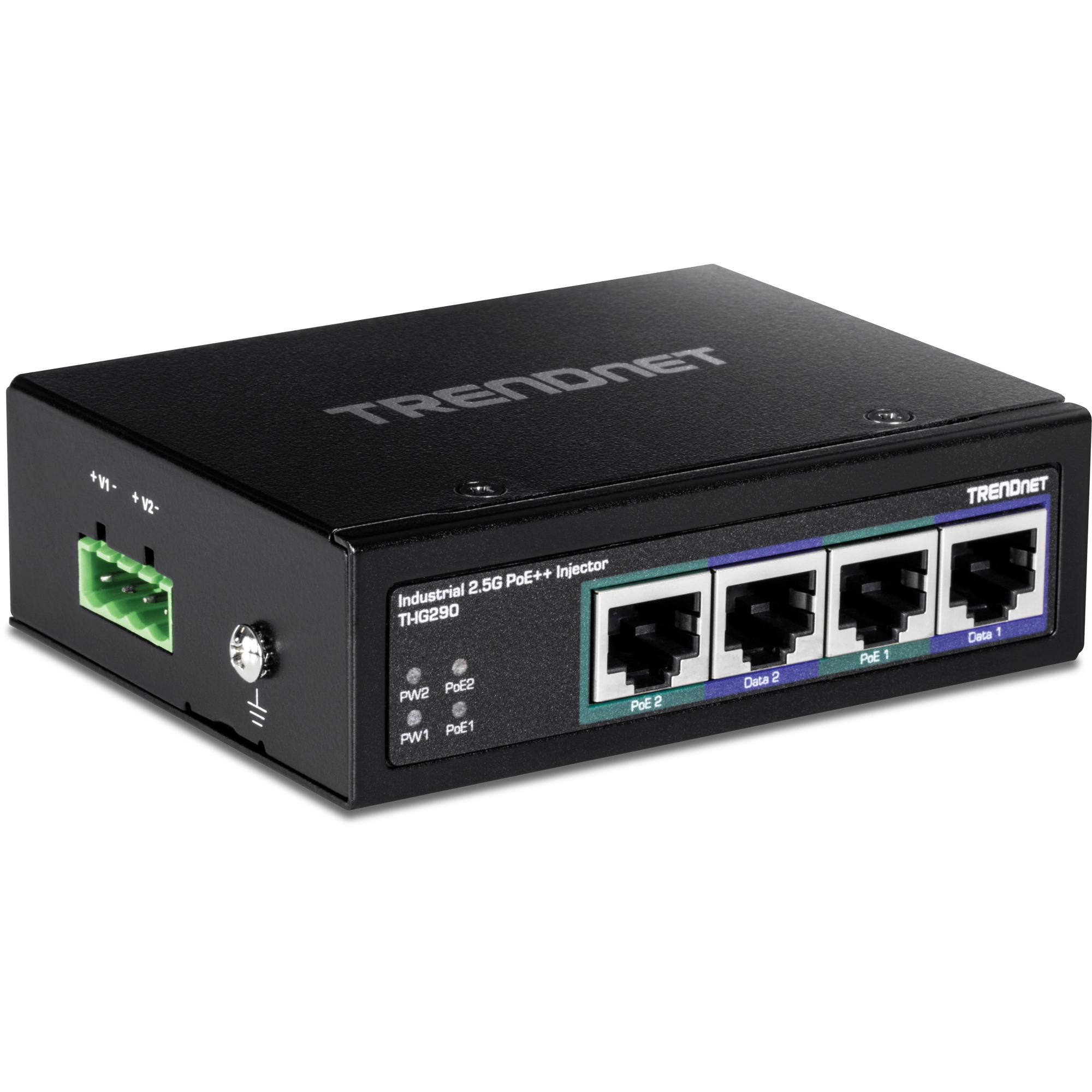 TRENDNET - TI-IG290 - 95W 2-Port Industrial 2.5G PoE