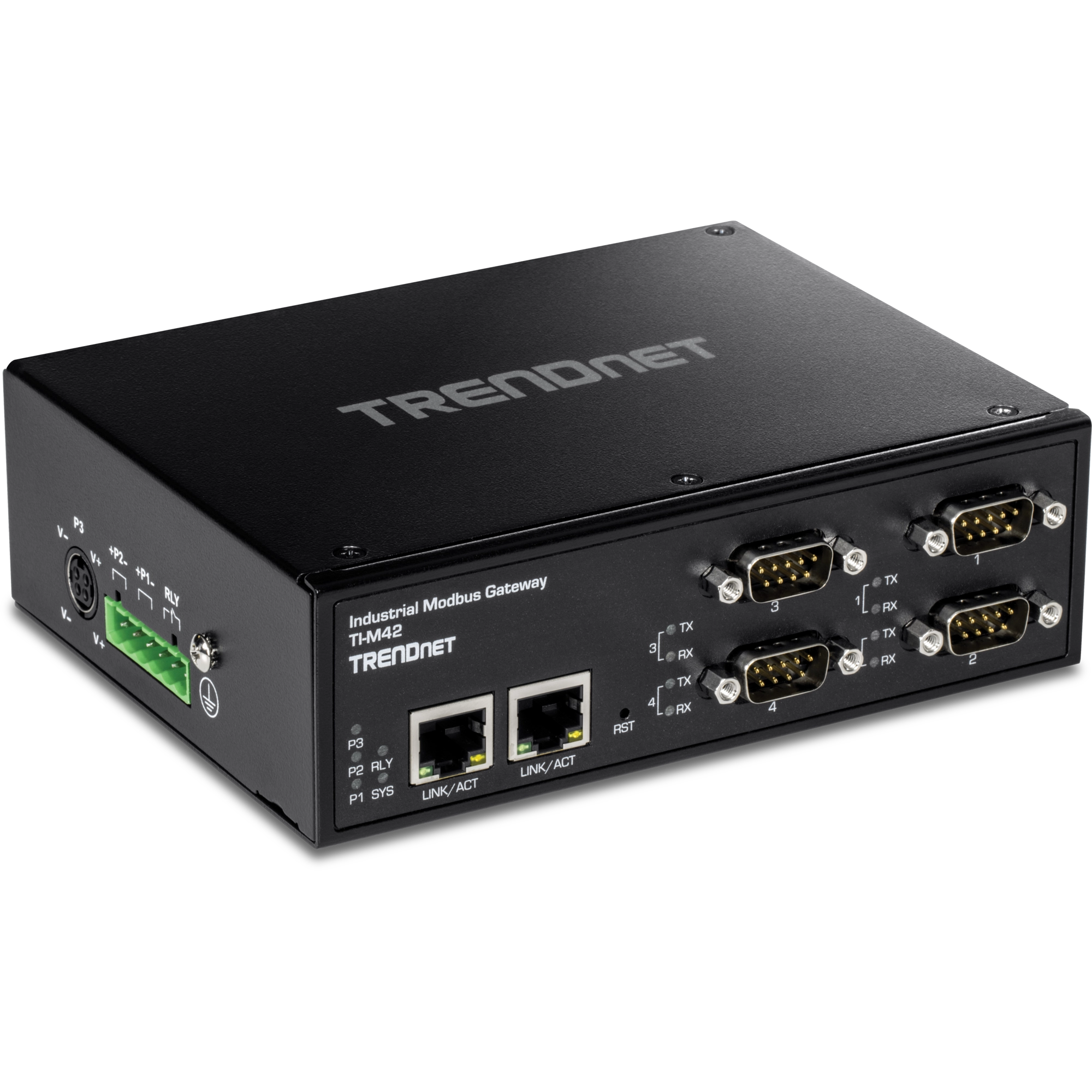 TRENDNET - TI-M42 - 4-Port Industrial Modbus Gateway