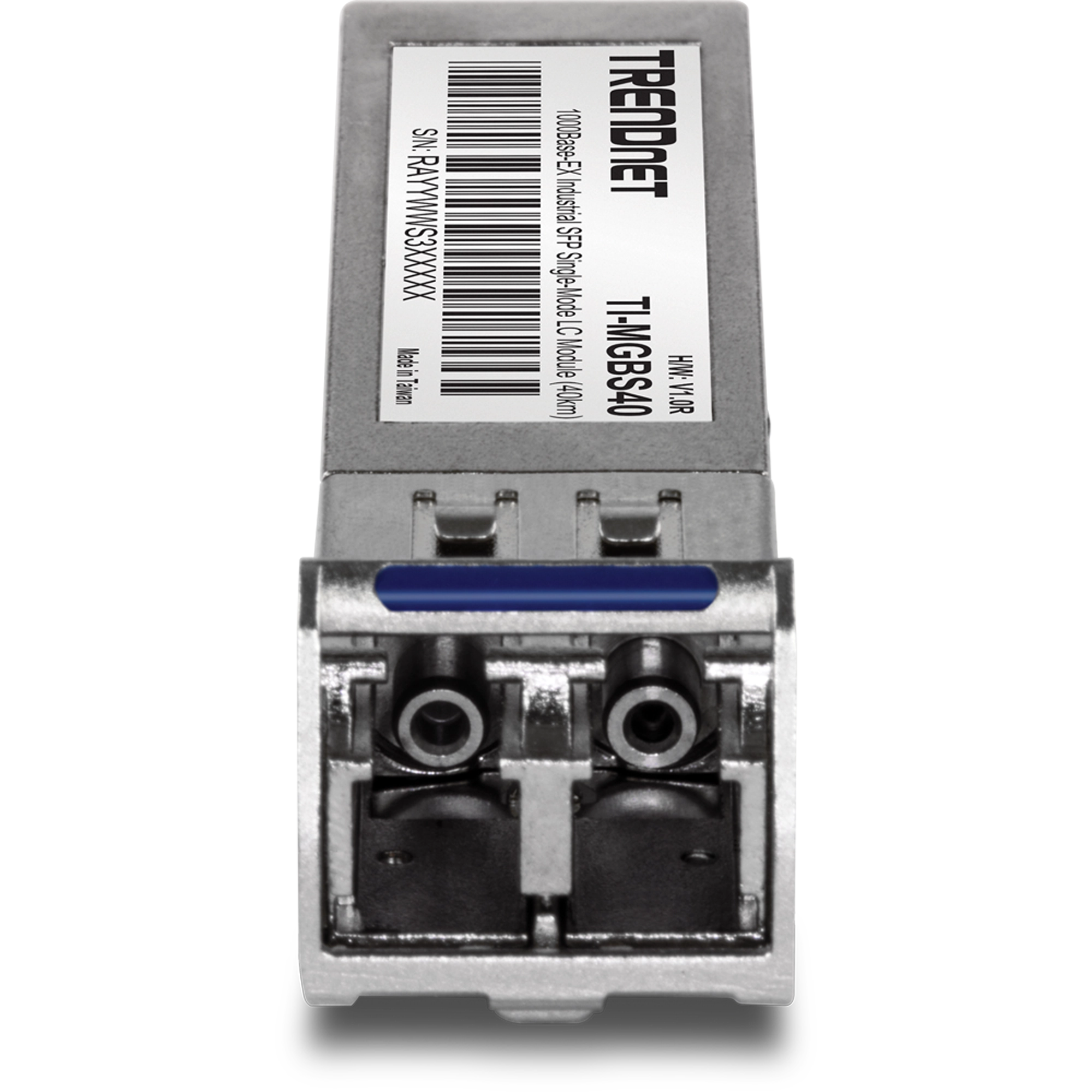 TRENDNET - TI-MGBS40 - Hardened Mini-GBIC Single-Mode LC Module (40KM)