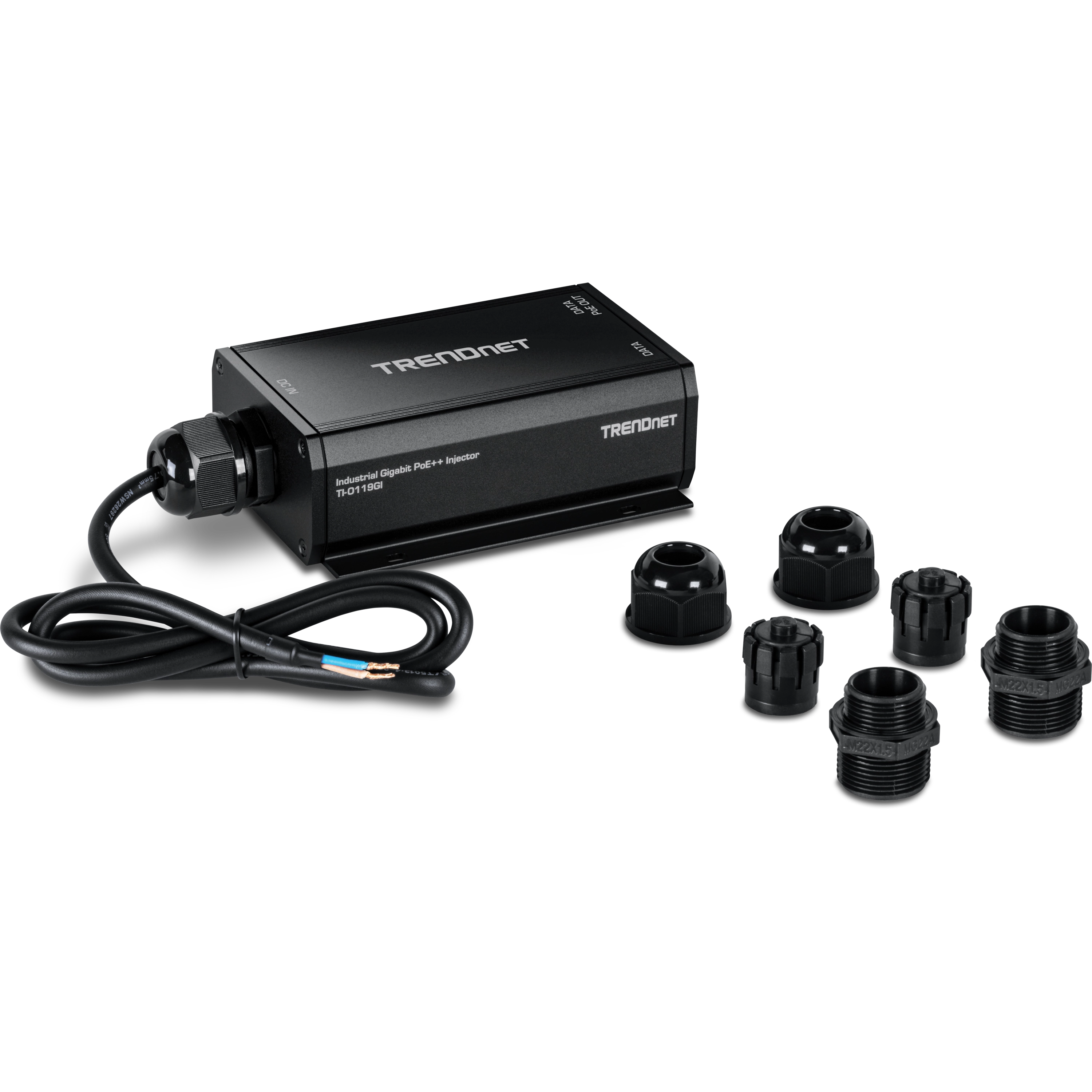 Trendnet - TI-O119GI - IP67 Outdoor Gigabit PoE++ Injector (24 - 60V)