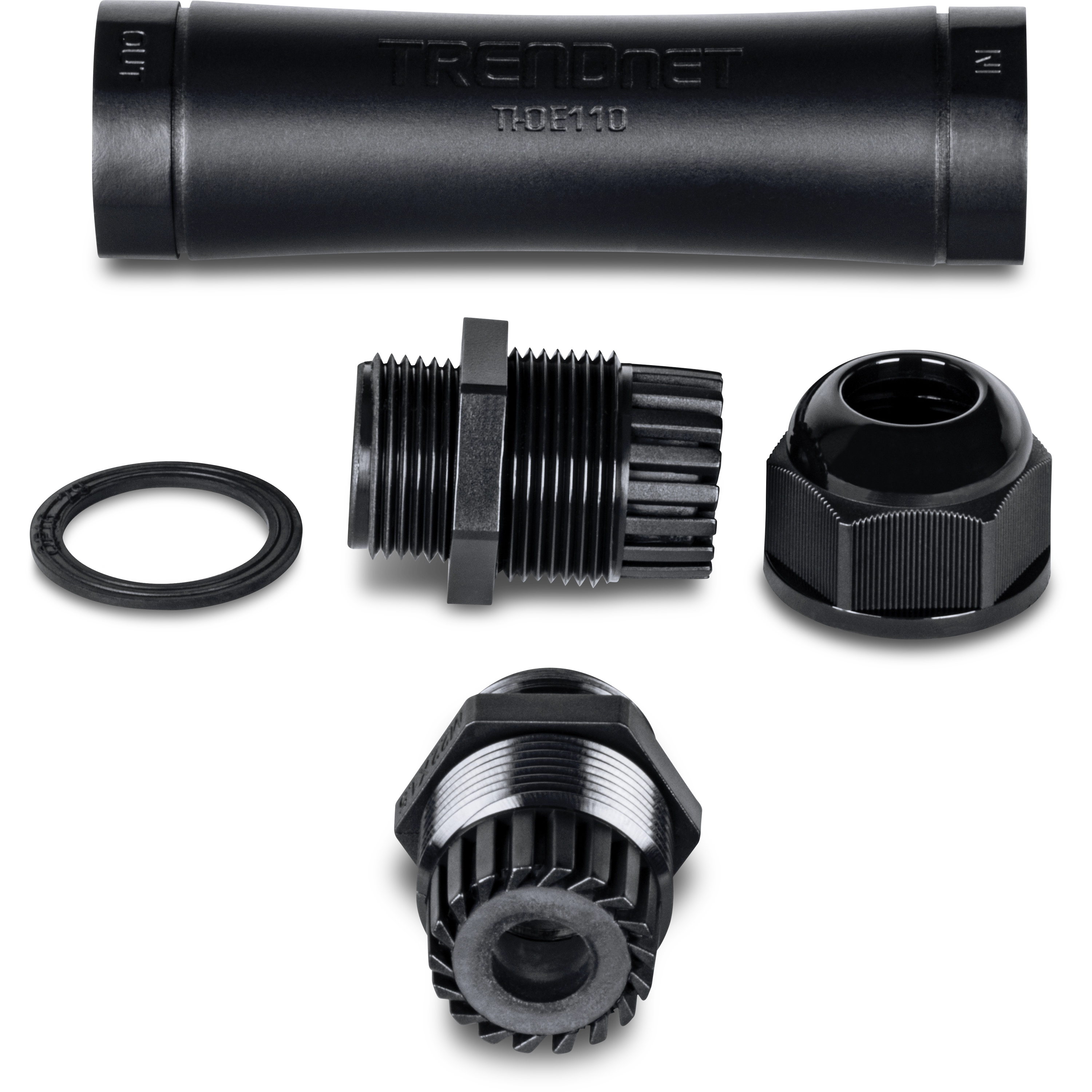 Trendnet - TI-OE110 - Industrial Waterproof Gigabit PoE+ Extender