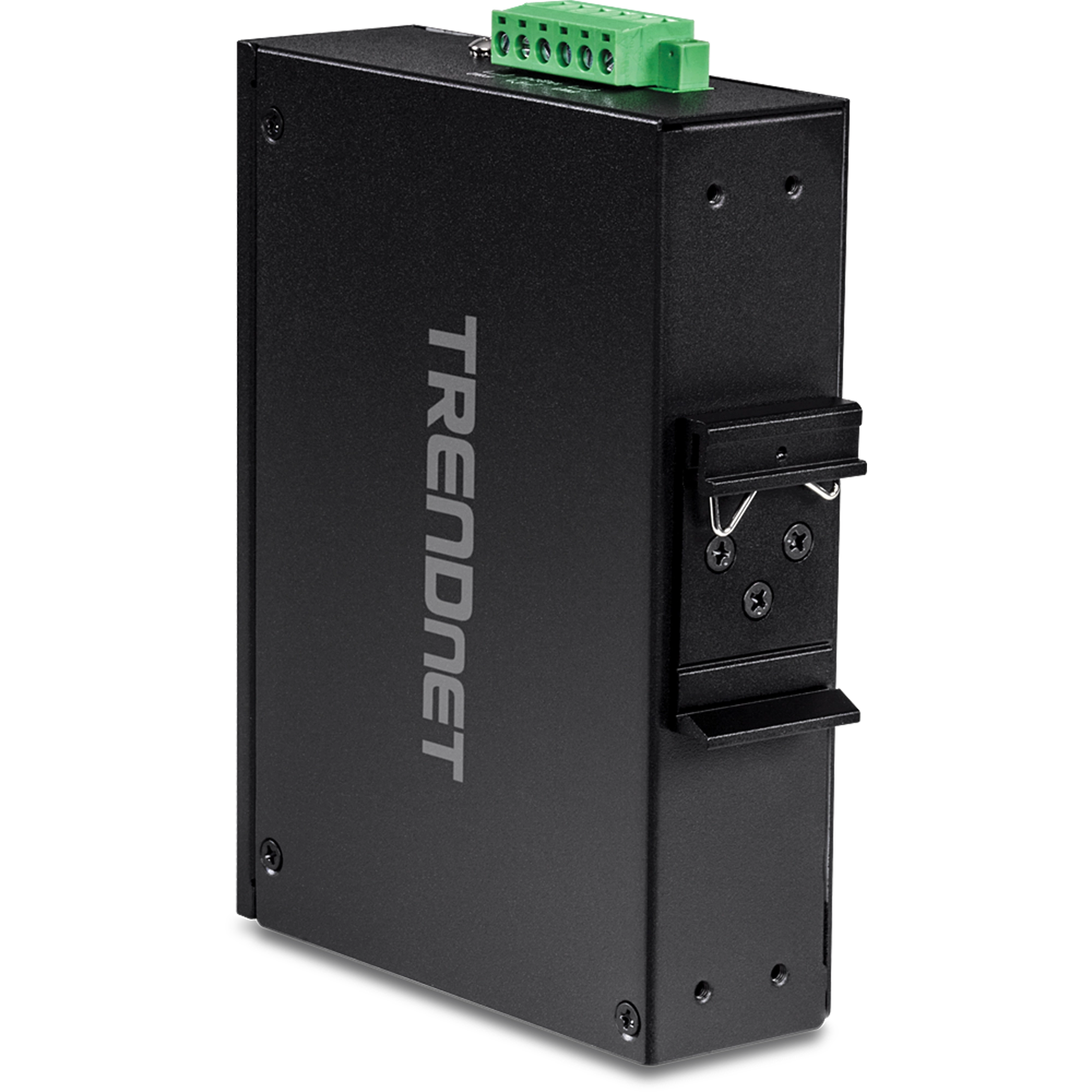 TRENDNET - TI-PE80 - 8-Port Industrial Fast Ethernet PoE+ DIN-Rail Switch