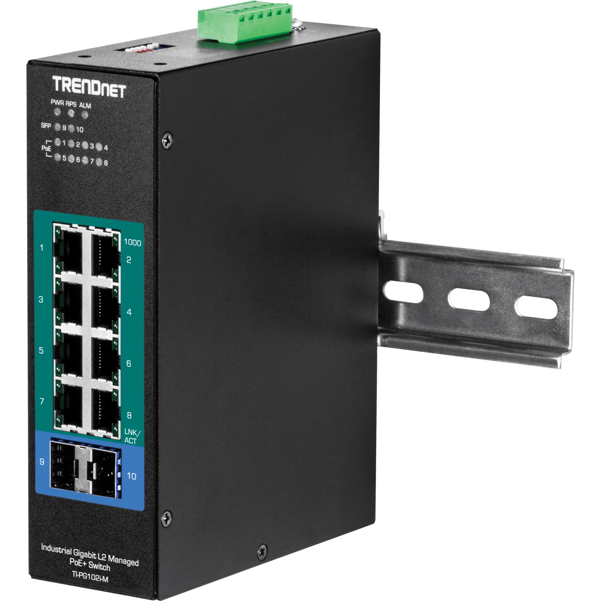 TRENDNET - TI-PG102i - 10-Port Industrial Gigabit L2