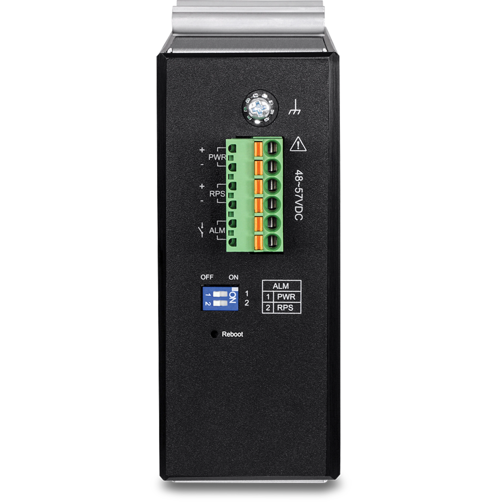TRENDNET - TI-PG1284i - 12-port Hardened Industrial Gigabit PoE+ Layer 2+ Managed DIN-Rail Switch