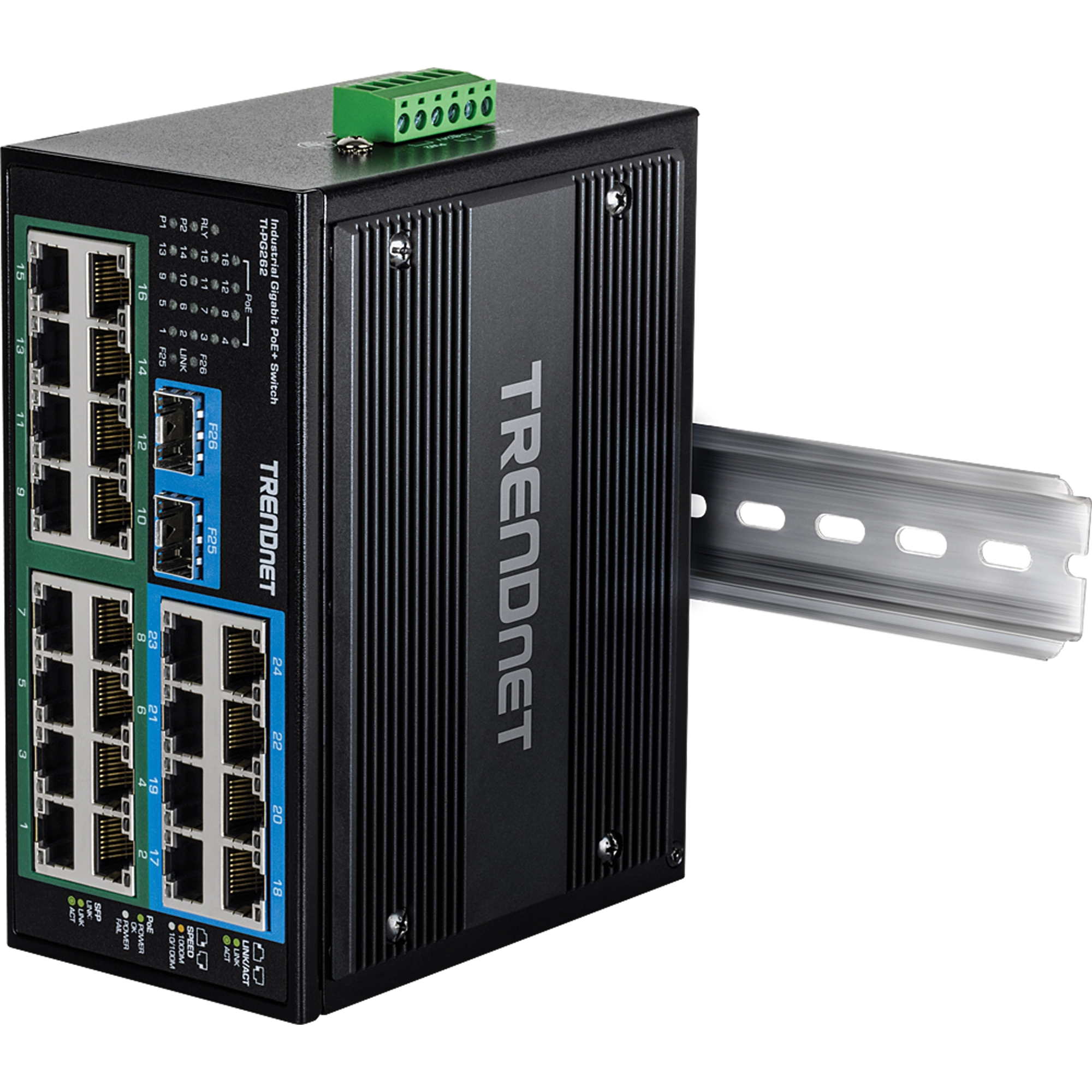 TRENDNET - TI-PG262 - 26-Port Hardened Industrial