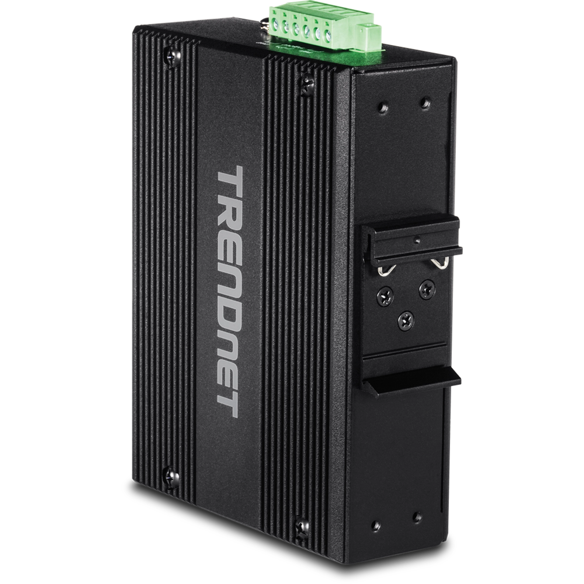 TRENDNET - TI-PG62B - 6-port hardened Industrial Gigabit PoE+ Switch /w 2 SFP (Boost Voltage from 12/24/48/VDC to 55VDC)