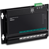 TRENDNET - TI-PG80F - 8-Port Industrial Gigabit PoE+ Wall-Mount Front Access Switch