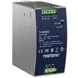 TRENDNET - TI-S24052 - 240W, 52V DC, 4.61A AC to DC DIN-Rail Power Supply with PFC Function
