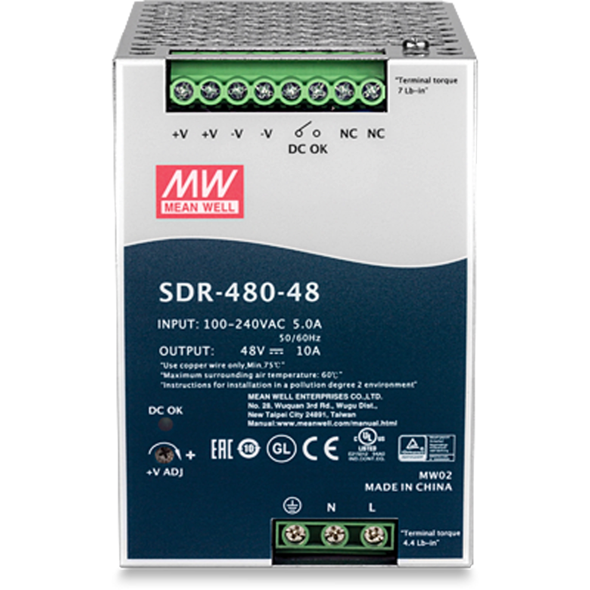 TRENDNET - TI-S48048 - 48V 480W Output Industrial