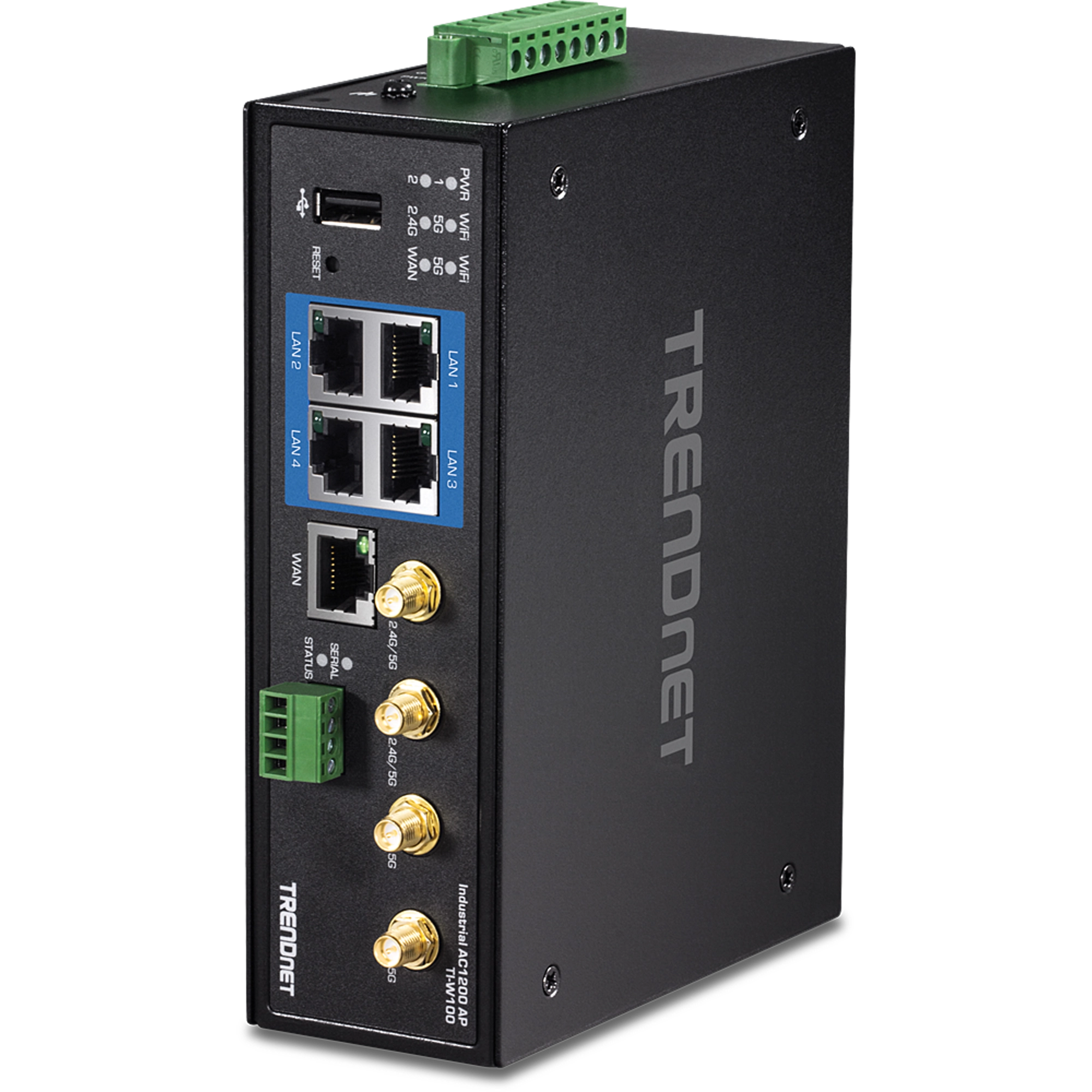 TRENDNET - TI-W100 - Industrial AC1200 Wireless Gigabit Router