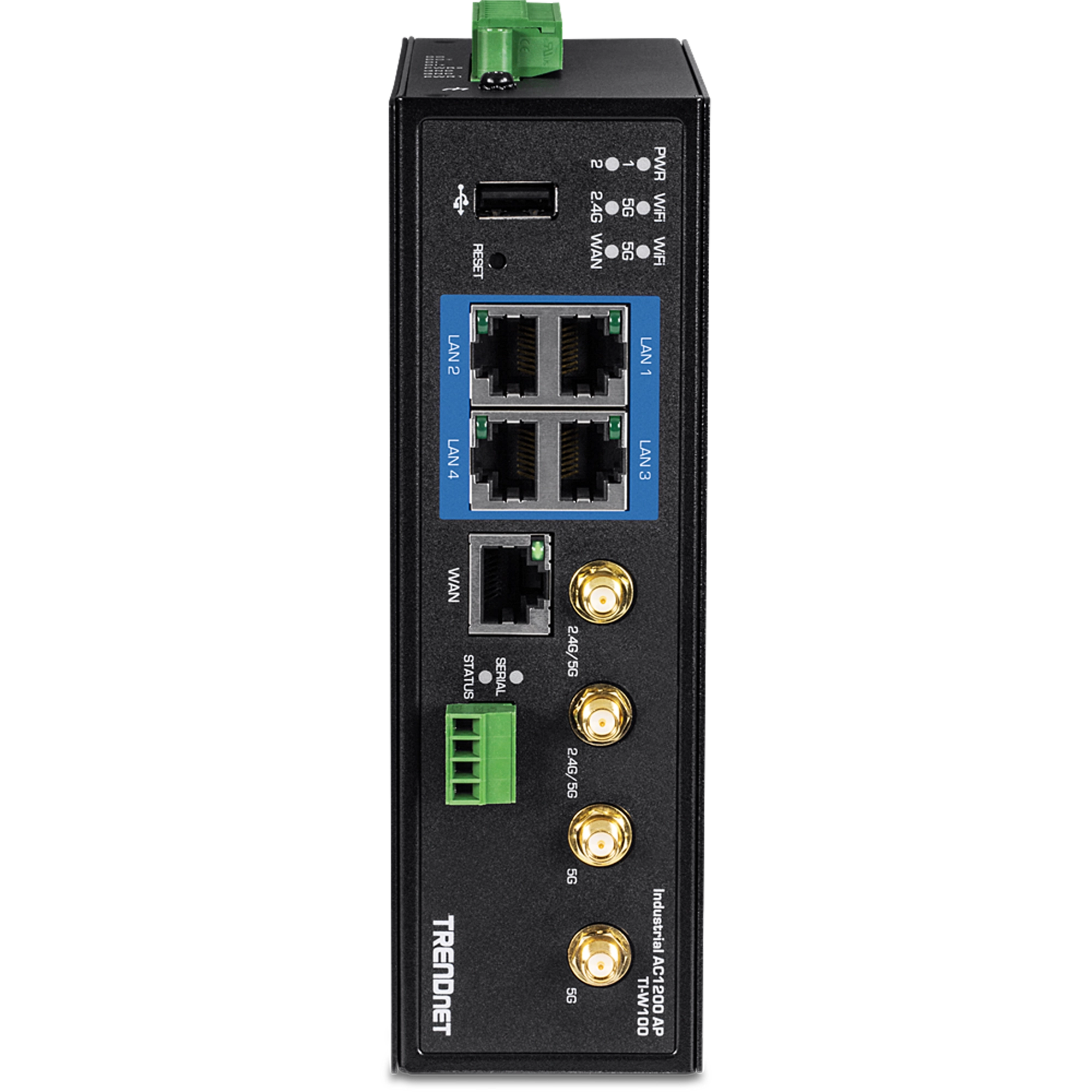 TRENDNET - TI-W100 - Industrial AC1200 Wireless Gigabit Router