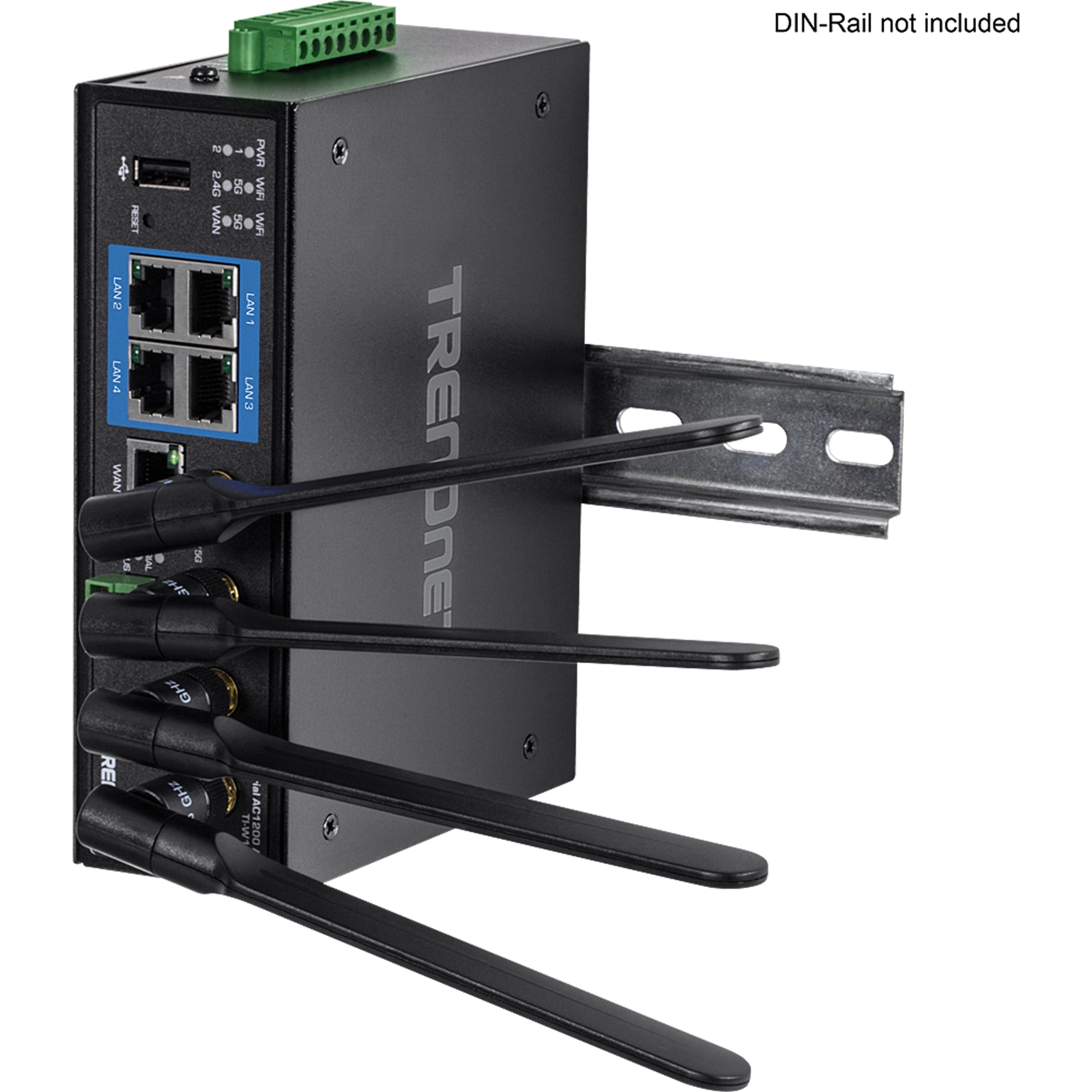 TRENDNET - TI-W100 - Industrial AC1200 Wireless Gigabit Router