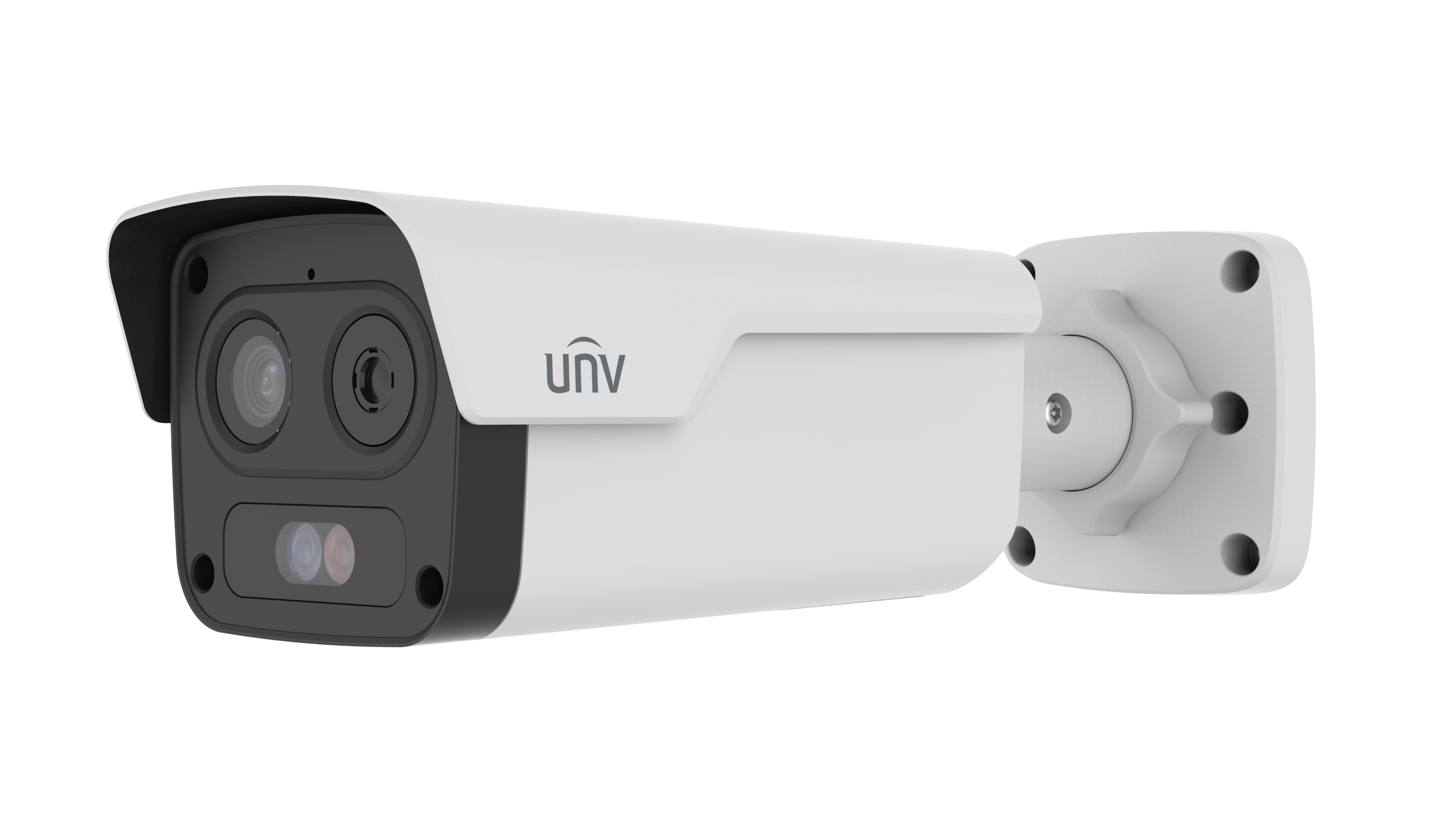 UNV - TIC2A32SA-F7-4F6AC-I1 - UNV Dual Dual-spectrum Thermal Network Bullet Camera Thermal:256*192(7mm)  Optical: 4MP(6mm)