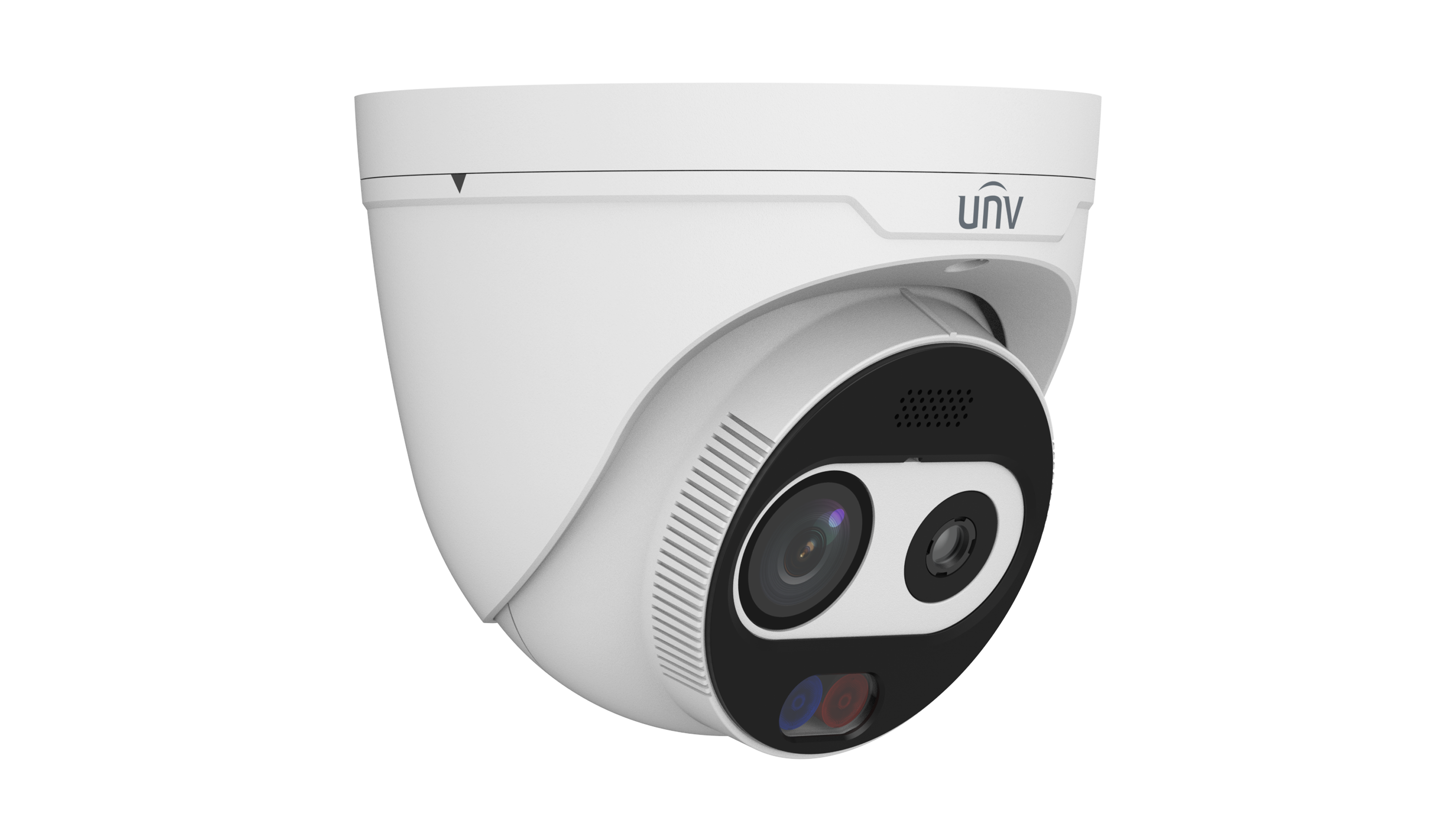 UNV - TIC3612SA-F2-4F3AC-I1 - UNV Dual Dual-spectrum Thermal Network Turret Camera Thermal:256*192(2.1mm)  Optical: 4MP(2.6mm)