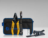 Jonard Tools - TK-183 - Fiber Optic Connector Clean and Prep Kit w/ Basic Cleaver