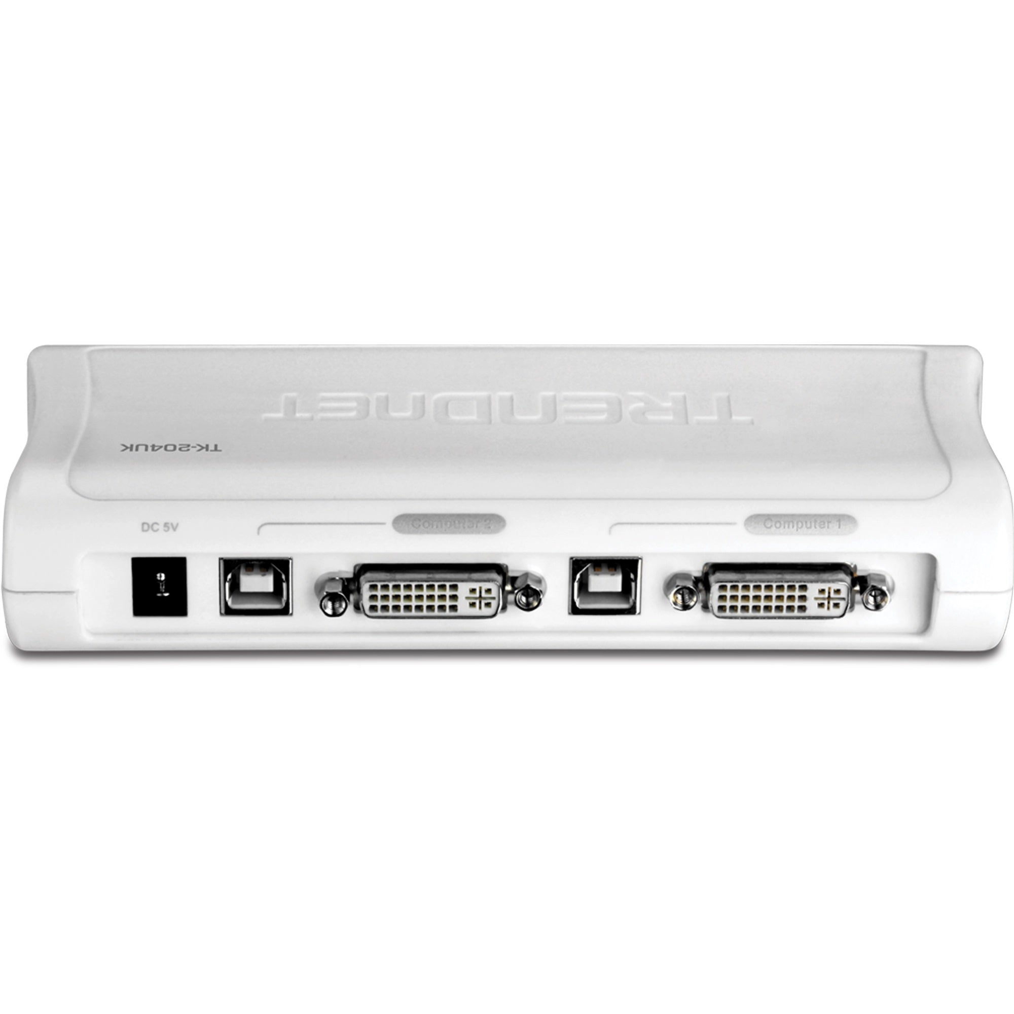 TRENDNET - TK-204UK - 2-Port DVI/USB KVM Switch Kit w/ Audio (Includes 2x KVM cables)