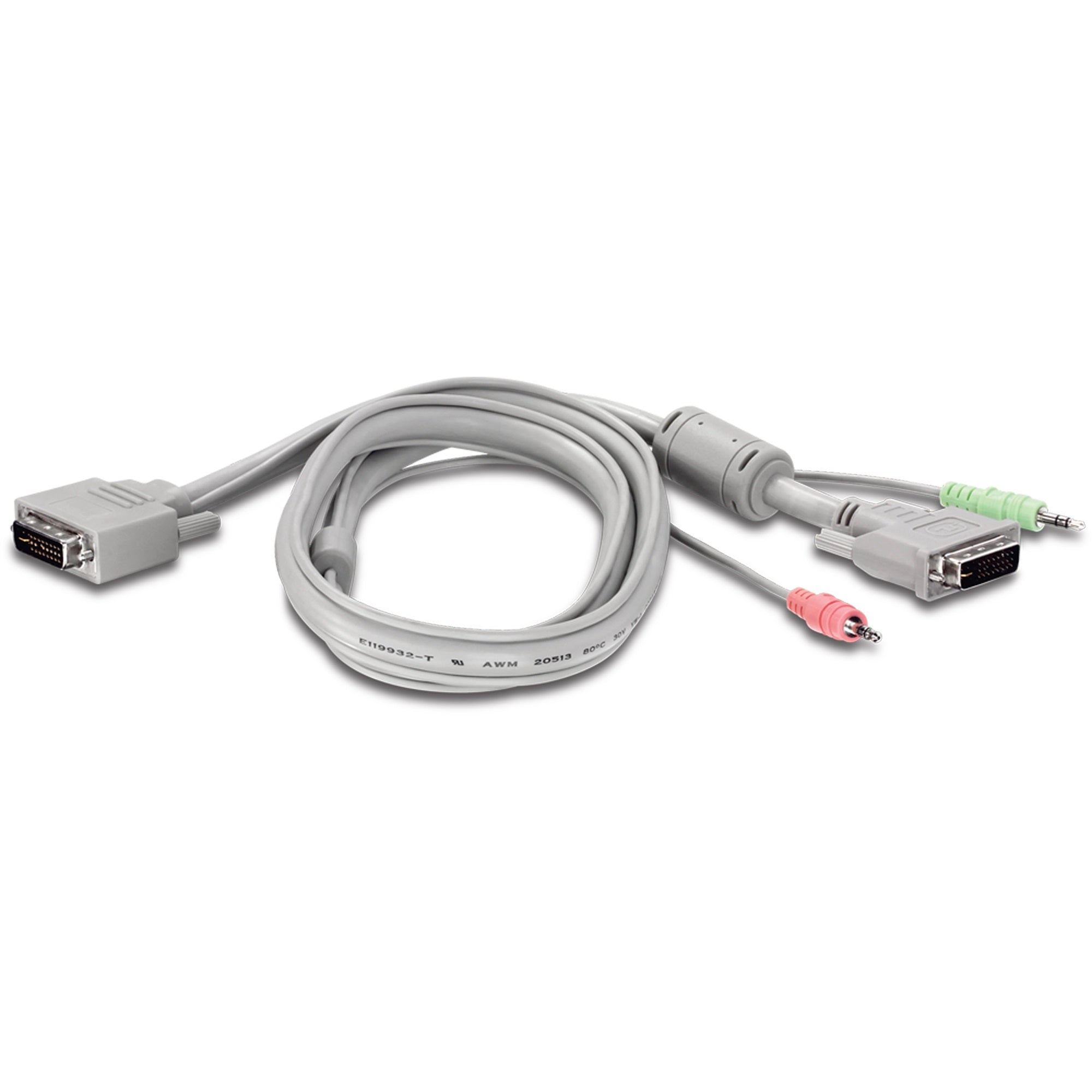 TRENDNET - TK-204UK - 2-Port DVI/USB KVM Switch Kit w/ Audio (Includes 2x KVM cables)