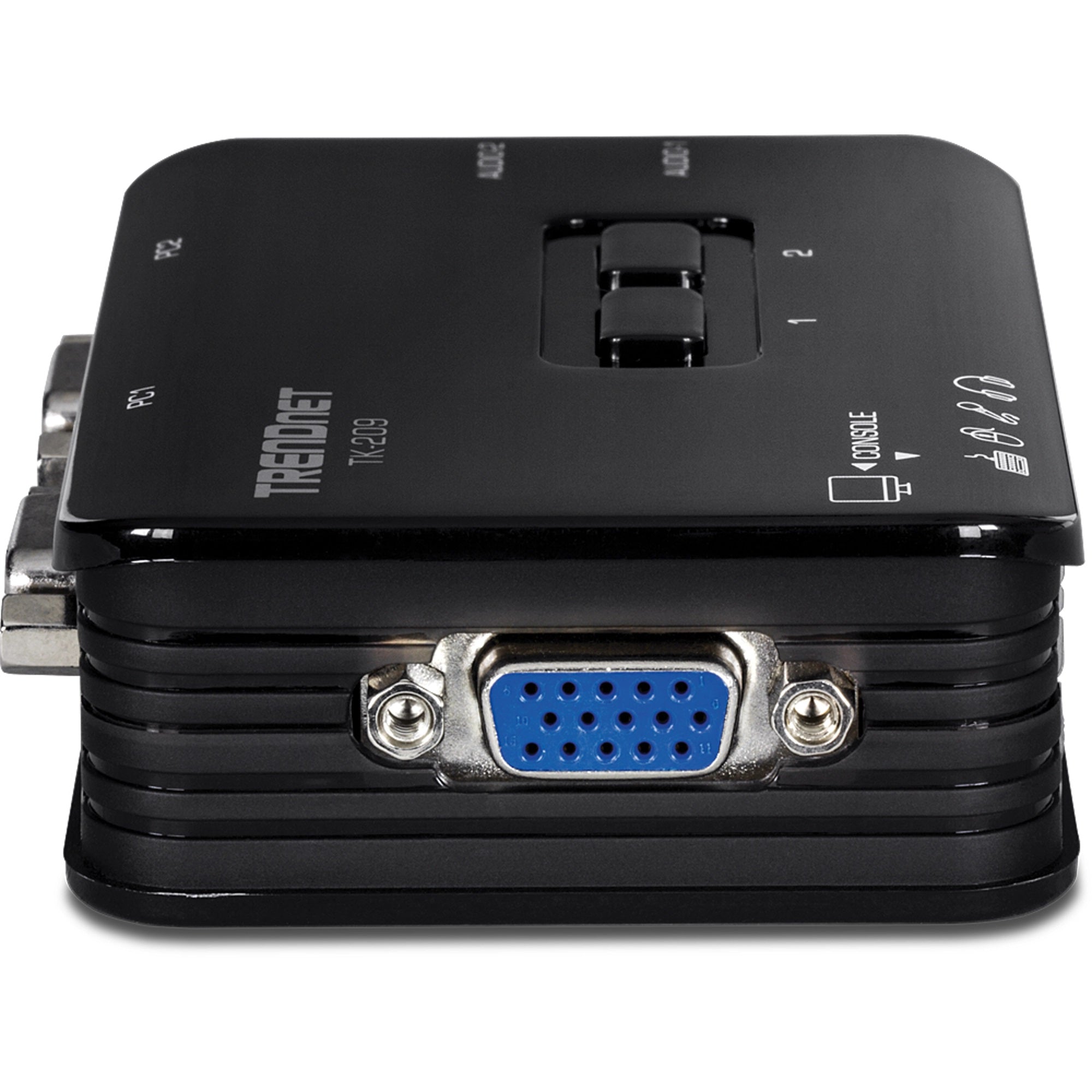 TRENDNET - TK-209K - 2-port USB KVM Switch Kit w/Audio (include 2 x KVM Cables)
