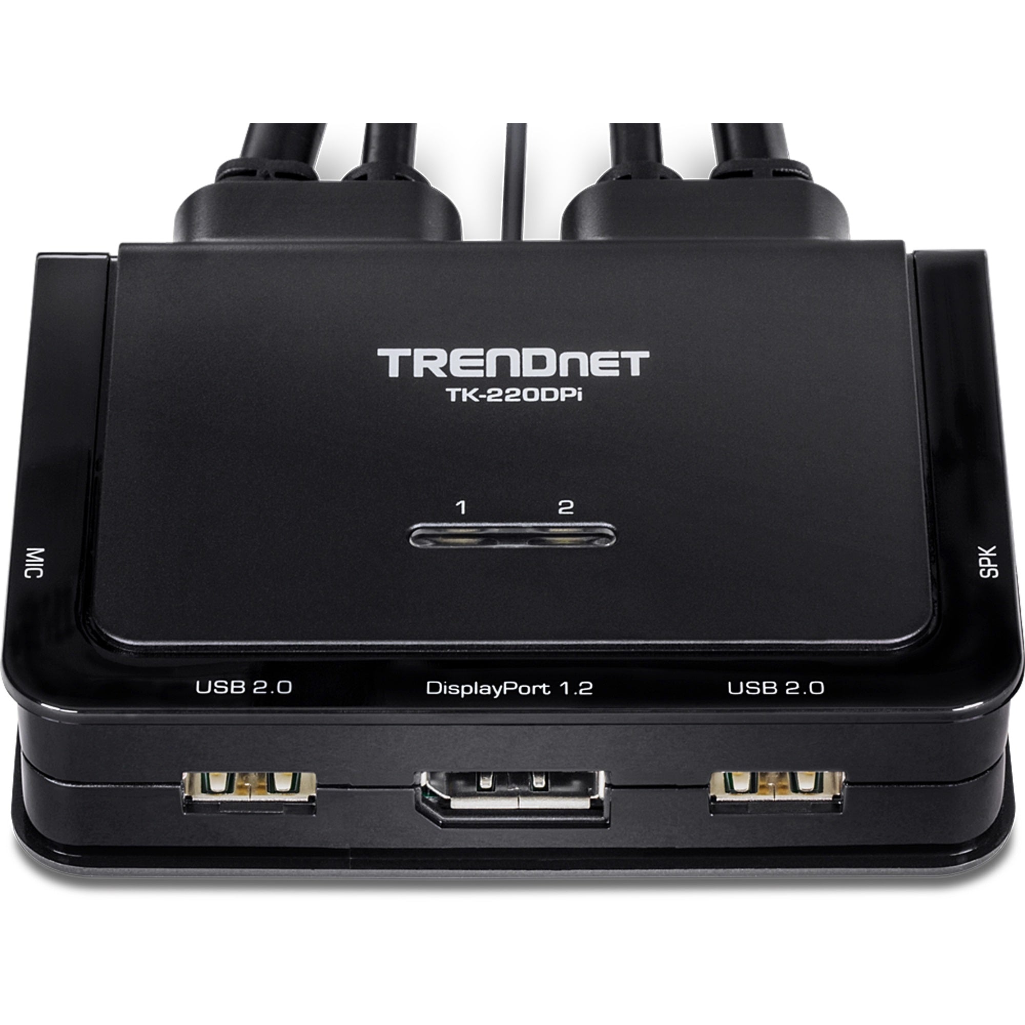 TRENDNET - TK-220DPi - 2-Port 4K DisplayPort KVM Switch