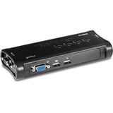 TRENDNET - TK-407K - 4-port USB KVM Switch Kit (Include 4 x KVM Cables)