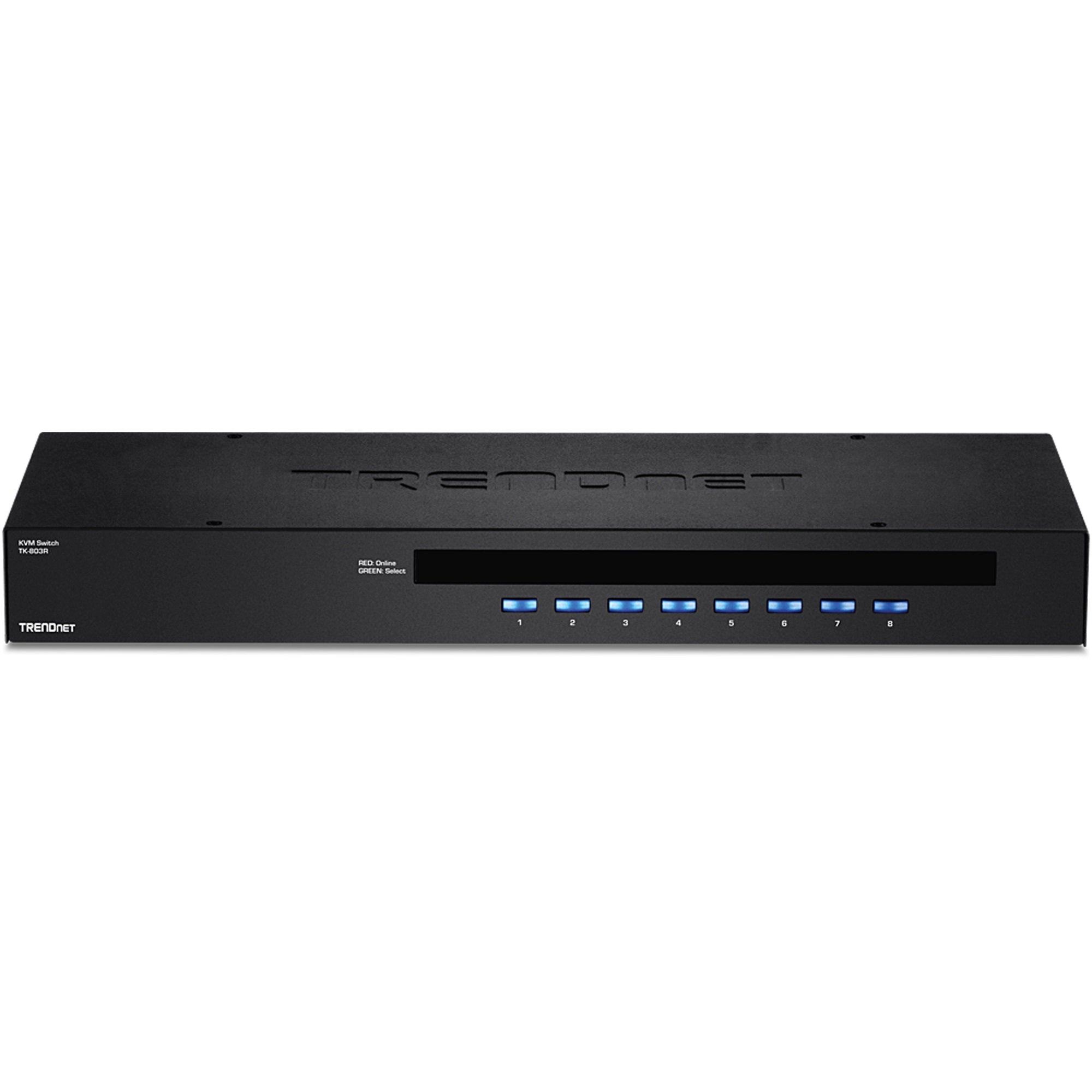 TRENDNET - TK-803R - 8-port KVM USB/PS2 Rack Mount Switch