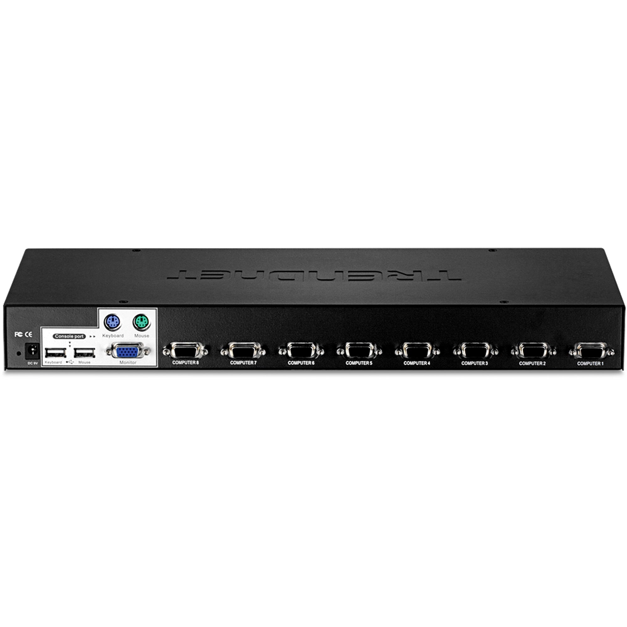 TRENDNET - TK-803R - 8-port KVM USB/PS2 Rack Mount Switch