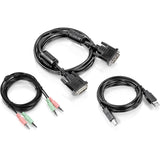TRENDNET - TK-CD10 - 10 ft. DVI-I, USB,and Audio KVM Cable Kit