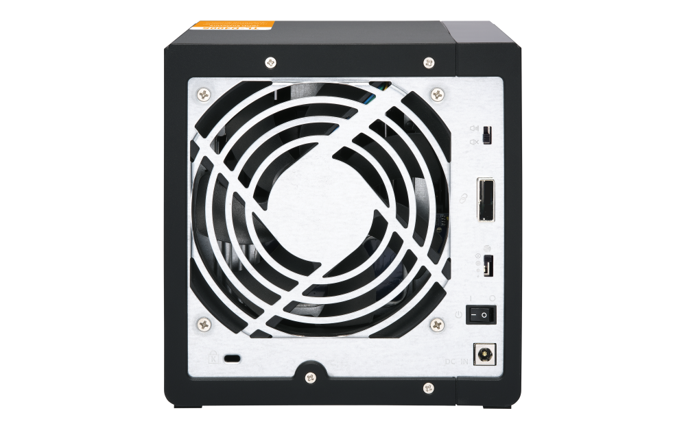 QNAP - TL-D400S-US - 4-bay desktop SATA JBOD expansion unit with a QXP-400eS-A1164 PCIe SATA host card and 1 SFF-8088 to SFF-8088 SAS/SATA 6Gb/s external cables