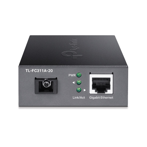 TP-Link - TL-FC311A-20 - Gigabit WDM Media Converter