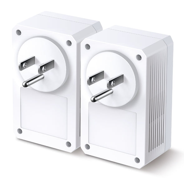 TP-Link - TL-PA7017P KIT - AV1000 Gigabit Passthrough Powerline Starter Kit