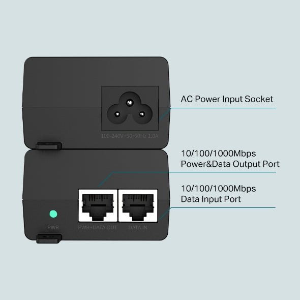 TP-Link - TL-POE160S - PoE+ Injector