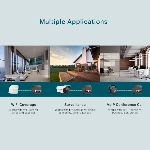 TP-Link - TL-POE160S - PoE+ Injector