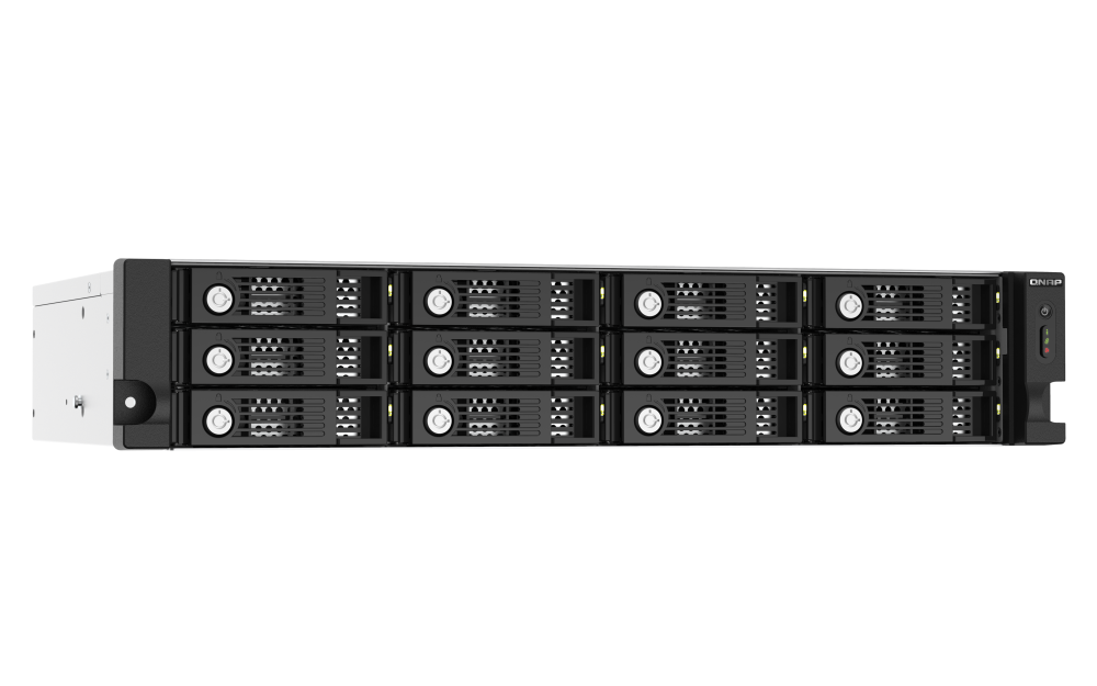 QNAP - TL-R1220Sep-RP-US - 12-bay 2U rackmount SAS 12Gbps JBOD expansion enclosure with SAS expander, 2.5:/3.5