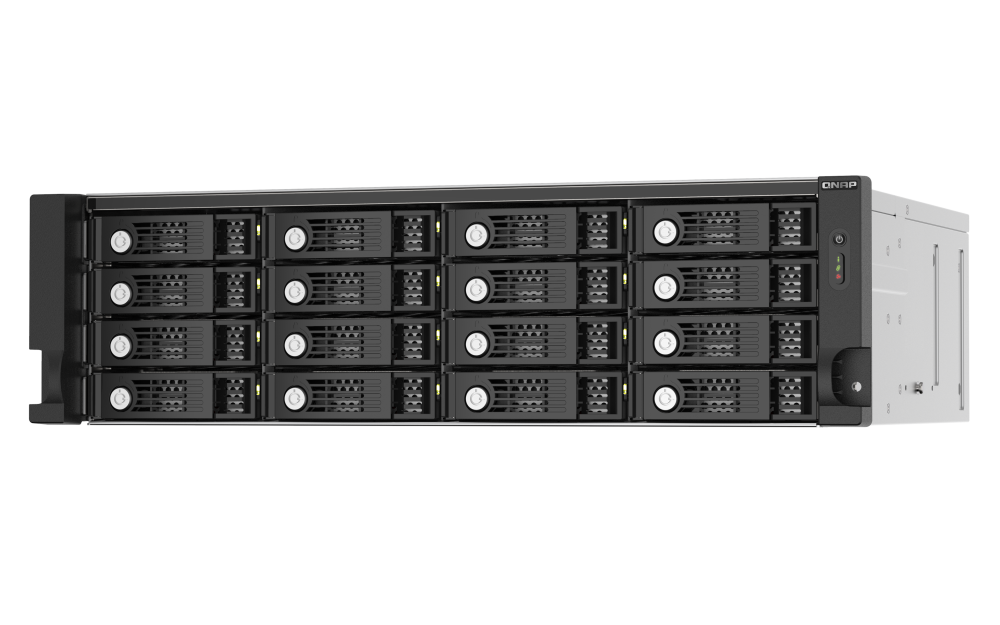 QNAP - TL-R1620Sep-RP-US - 16-bay 3U rackmount SAS 12Gbps JBOD expansion enclosure with SAS expander, 2.5