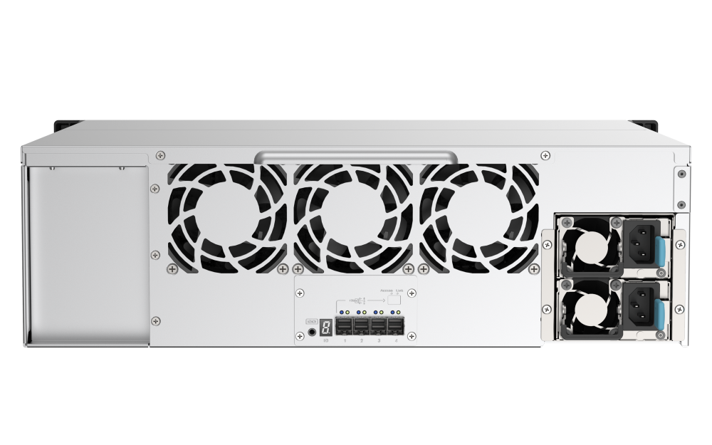 QNAP - TL-R1620Sep-RP-US - 16-bay 3U rackmount SAS 12Gbps JBOD expansion enclosure with SAS expander, 2.5