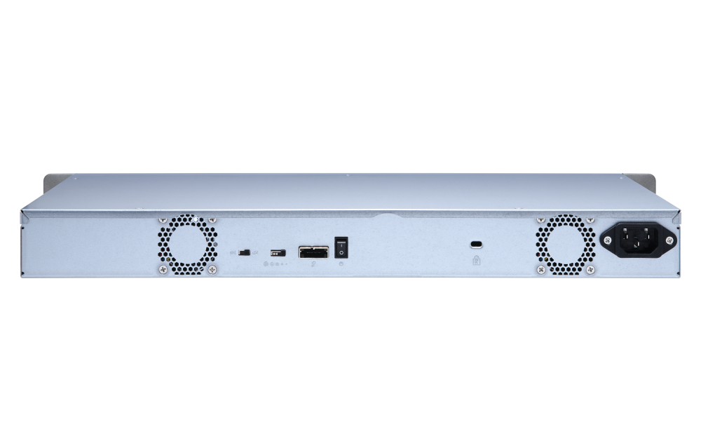 QNAP - TL-R400S-US - 4-bay 1U rackmount SATA JBOD expansion unit with a QXP-400eS-A1164 PCIe SATA host card and 1 SFF-8088 to SFF-8088 SAS/SATA 6Gb/s external cables