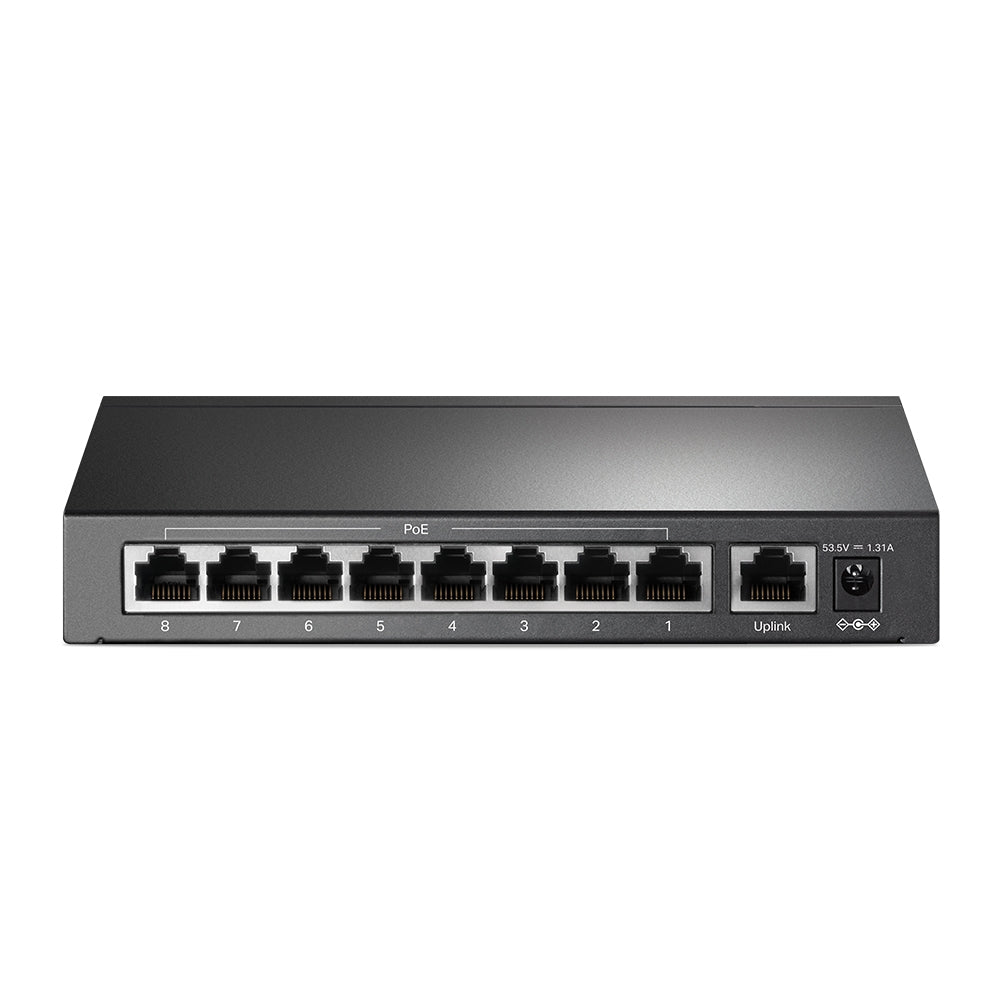 TP-Link - TL-SF1009P - 9 Port 10/100mbps Desktop Switch With 8 Port Poe+
