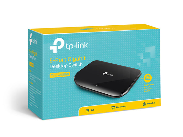 TP-Link - TL-SG1005D - 5-Port Gigabit Desktop Switch