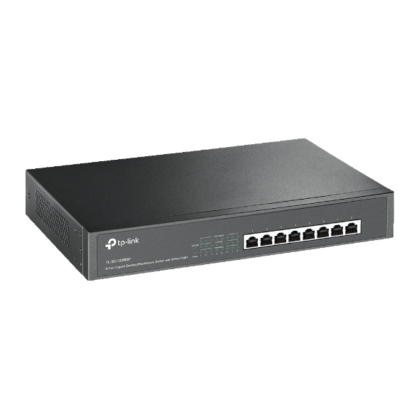 TP-Link - TL-SG1008MP - 8-Port Gigabit Desktop/Rackmount Switch with 8-Port PoE+