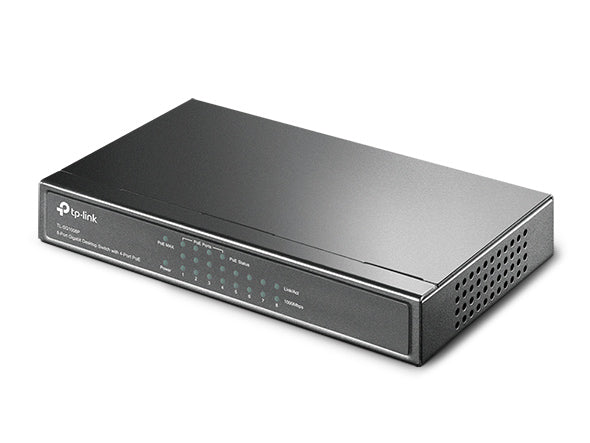 TP-Link - TL-SG1008P - 8-Port Gigabit Desktop Switch with 4-Port PoE