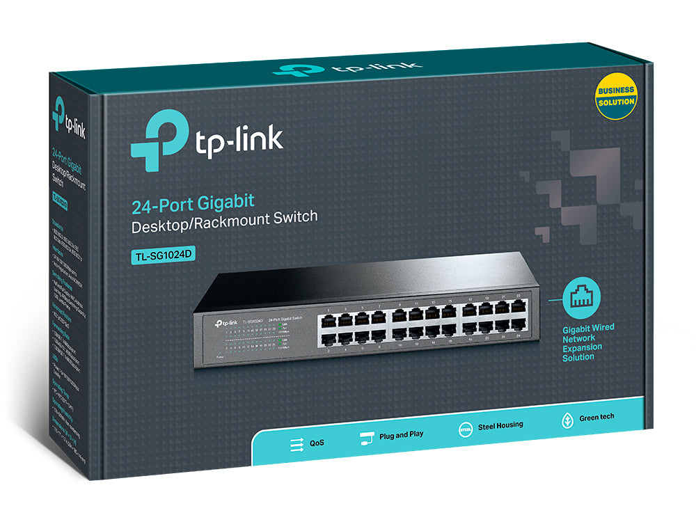 TP-Link - TL-SG1024D - 24-Port Gigabit Desktop/Rackmount Switch