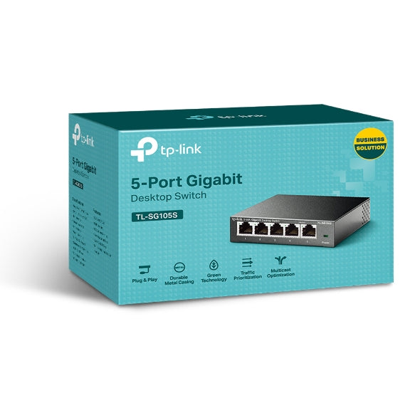TP-Link - TL-SG105S - 5-PORT GIGABIT DESKTOP SWITCH PERP