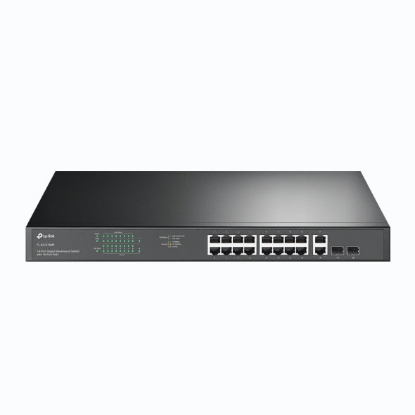 TP-Link - TL-SG1218MP - 18-PORT GIGABIT RACKMOUNTSWITCHPERP W 16-PORT POE+ PORT