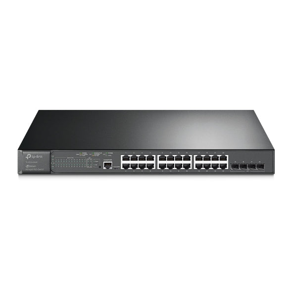 TP-Link - TL-SG3428MP - JETSTREAM 28PORT GGB L2 SW W/ PERP 24PORT POE+/4 GGB SFP SLOTS
