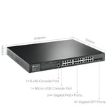 TP-Link - TL-SG3428MP - JETSTREAM 28PORT GGB L2 SW W/ PERP 24PORT POE+/4 GGB SFP SLOTS