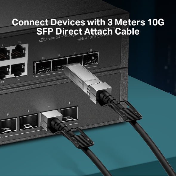 TP-Link - TL-SM5220-3M - 3M 10G SFP+ DIRECT ATTACH CABLECABL