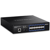 TRENDNET - TL2-F7120 - 12-Port 10G Layer 2 Managed SFP+ Switch